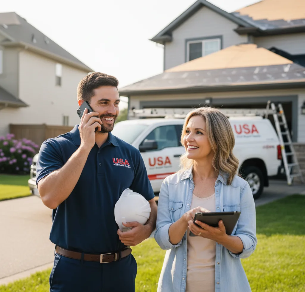 USA Roof Repair Experts customer support in Bismarck
